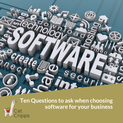 questions to ask choosing software