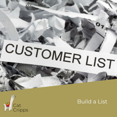 build a customer list